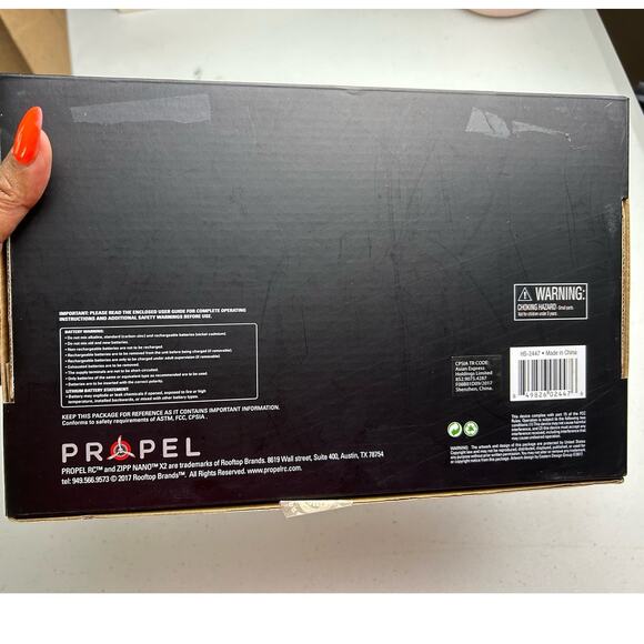 Zipp Nano X2 Drone In/Out door 2.4Ghz Blue & Blk Mini Size - Picture 2 of 16